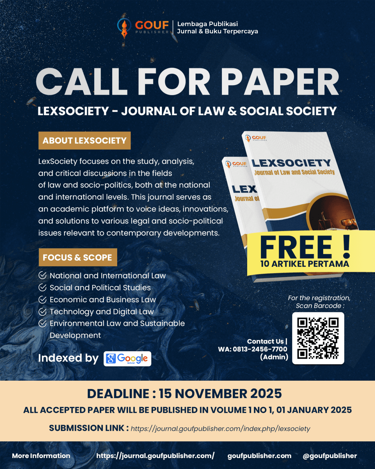 Call For Paper LexSociety Januari 2026