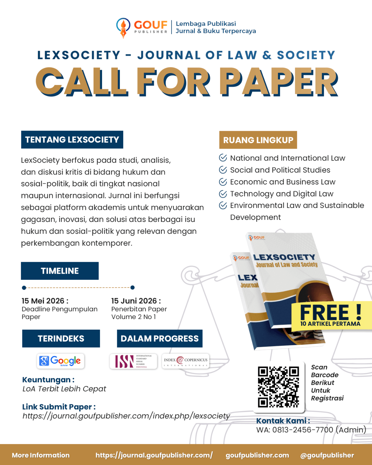 Call For Paper LexSociety 2026